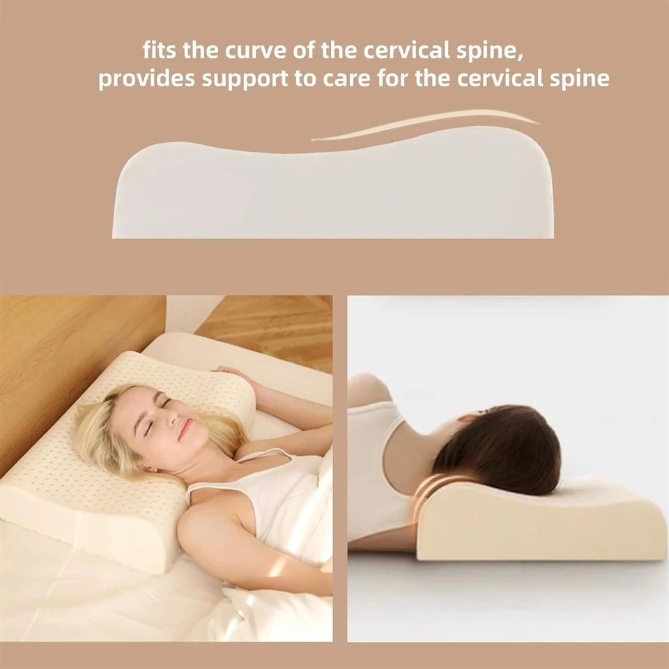latex cervical contour pillow