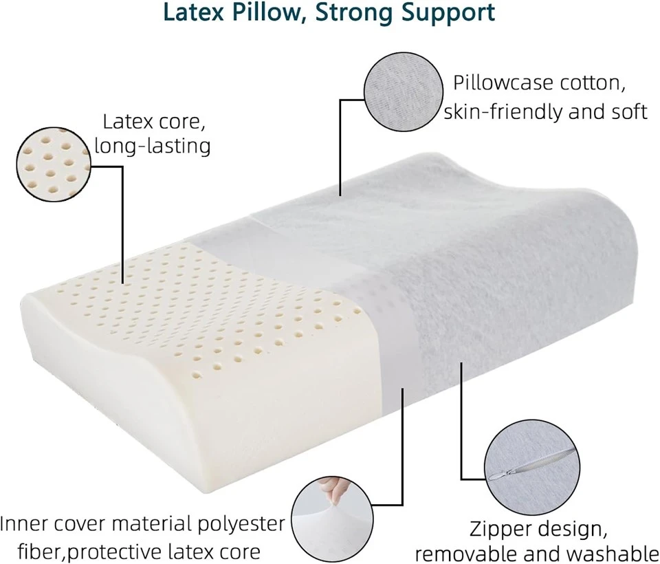 latex contour neck pillow