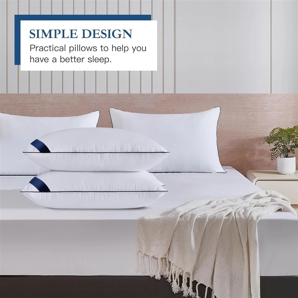 hollow siliconized fiber pillow